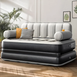 Матрас размера «queen-size», надувной диван-кровать с изголовьем и насосом, надувной диван-кровать для домашней гостиной