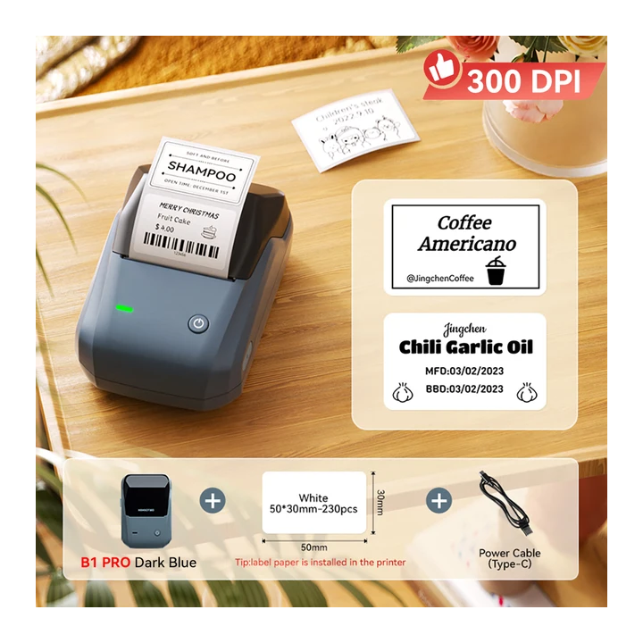 Карманный принтер этикеток Niimbot B1 Pro 20-50 мм