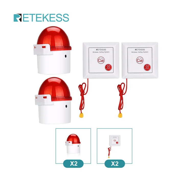 Retekess TH103 Стробоскопическая Сирена для Домашней Безопасности