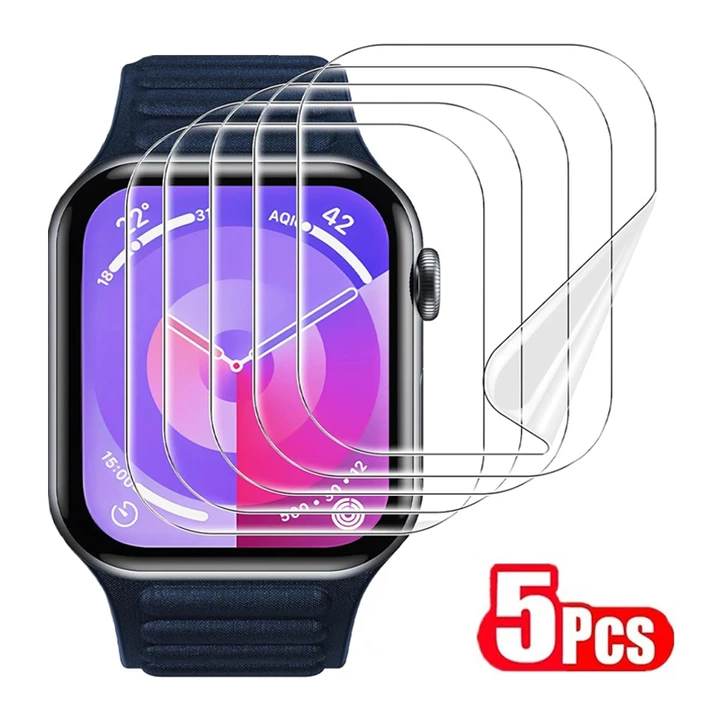 Гидрогелевая пленка для Apple Watch 5 шт.