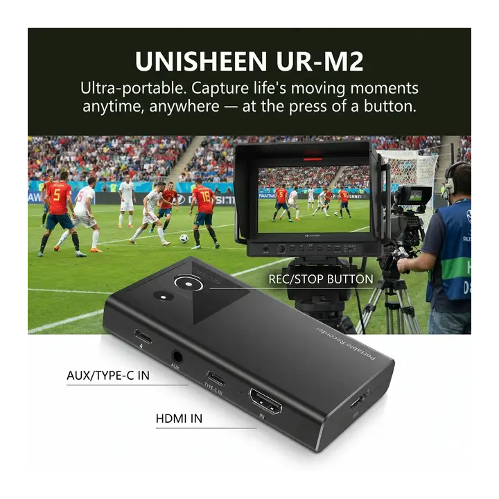 UNISHEEN UR-M2 портативная видеозаписывающая камера