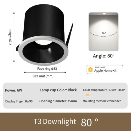 Aqara Smart Spotlight Downlight T3 Zigbee