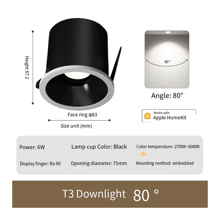Aqara Smart Spotlight Downlight T3 Zigbee