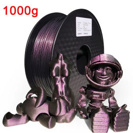 EasyThreed Glitter Filament PLA+ 1.75мм 1кг 500г 250г цвет-смена сине-зелёный