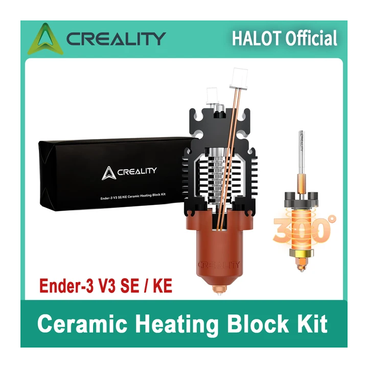 HALOT Комплект керамического нагревательного блока для Creality Ender 3 V3 SE/V3 KE