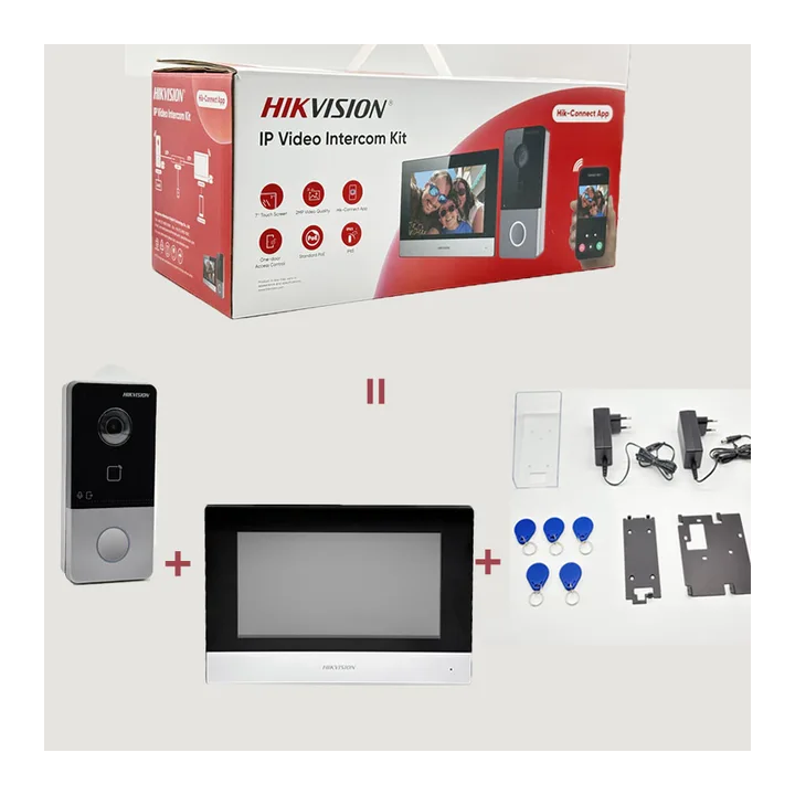 Видеодомофон Hikvision DS-KIS603-P(C) 7 дюймов