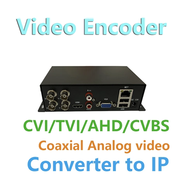 HKBTM 4-канальный видеокодер AHD CVI CVBS