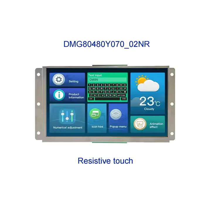 7-дюймовый сенсорный ЖК-дисплей Yuxian Smart LCD 800x480