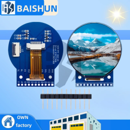 Круглый TFT ЖК-дисплей 1,5 дюйма Baishundianzi 360x360