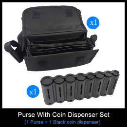 ELESABOX  Multi Pocket Driver Waiter's Purse Waist Wallet