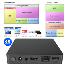 Рекламный медиаплеер Android 4K 1Г+8Г