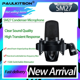 Профессиональный конденсаторный микрофон PaulKitson SM27
