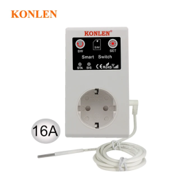 KONLEN KL-SC1-GSM-T Розетка 16A с датчиком температуры