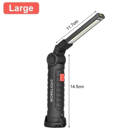 Портативный перезаряжаемый фонарь COB LED S005