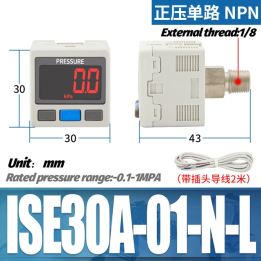 Высокоточный цифровой переключатель давления ISE30A-01-N-L ZSE30A -01-P-L ZSE30AF-01-A-L 40A-01-T цифровой указатель давления G