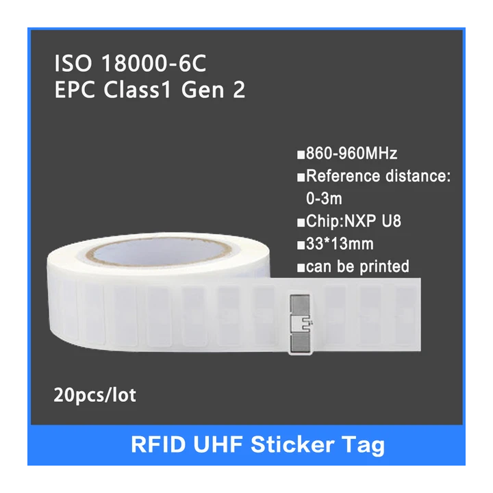 RFID метки ZN3010 860-960МГц 20 шт