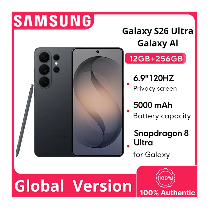 Смартфон Samsung Galaxy S26 Ultra, 12/256ГБ, global