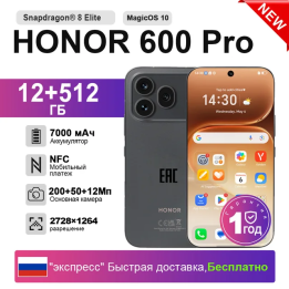 Смартфон Honor 600 Pro, 12/256ГБ, 12/512ГБ, russia