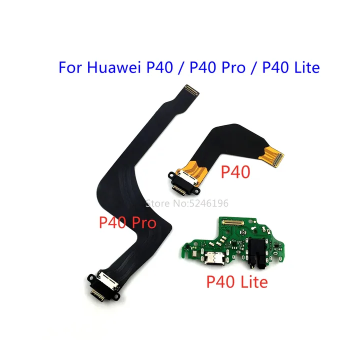 1 шт. USB-порт для зарядки, разъем для зарядного устройства для Huawei P40 Huawei P40 Pro Huawei P40 Lite, запасная часть