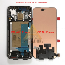 Оригинальный 6,83 ''Amoled для Xiaomi Redmi Turbo 4 Pro 5G 25053RT47C, рамка ЖК-экрана Turbo 4 Pro 5G 25053RT47C