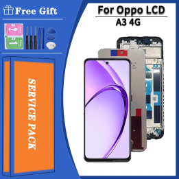 6,67 "IPS ЖК-дисплей для Oppo A3 4G A40 A40M A60 (LATAM) ЖК-экран сенсорная панель дигитайзер CPH2669 CPH3669 рамка дисплея