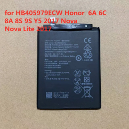 Аккумулятор для телефона HUAWEI HB405979ECW Honor 6A 6C 8A 8S 9S Y5 3020 Nova Lite 2017, 2017 мАч
