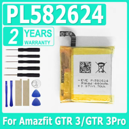 Сменная батарея для часов PL582624 для Amazfit GTR 3 GTR 3 Pro 3Pro + бесплатные инструменты