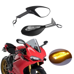 Зеркала заднего вида для мотоциклов DUCATI 959 Panigale 2015-2020 /1198 1199 Panigale R 2015 2016 2017 со светодиодными указате