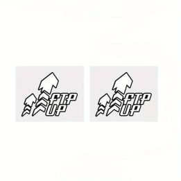 Набор Из 2 Виниловых Наклеек 2D FTP UP Для Шоссейных Велосипедов, Прочные ПВХ-наклейки Для Рамы И Руля