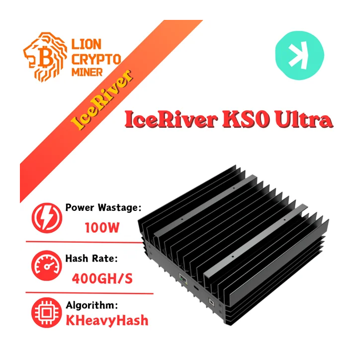 Майнер IceRiver KS0 Ultra 400Gh/s для KAS