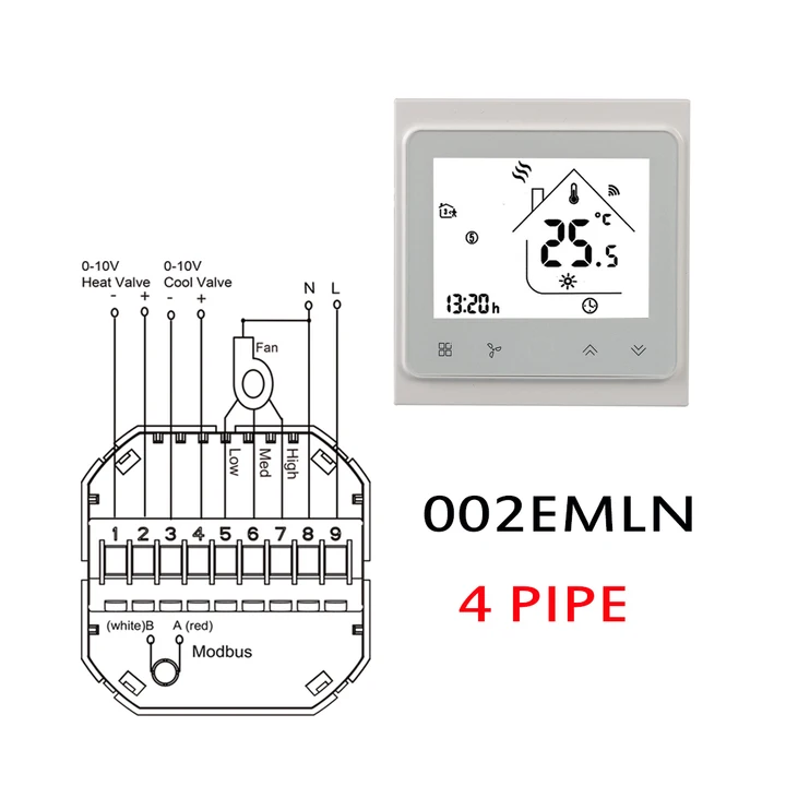 Термостат BAC-002 Modbus 0-10V