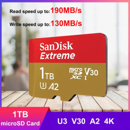 SanDisk Ultra/Extreme microSD карта памяти 32/64/128/256/512 ГБ 1 ТБ  Class 10 U1