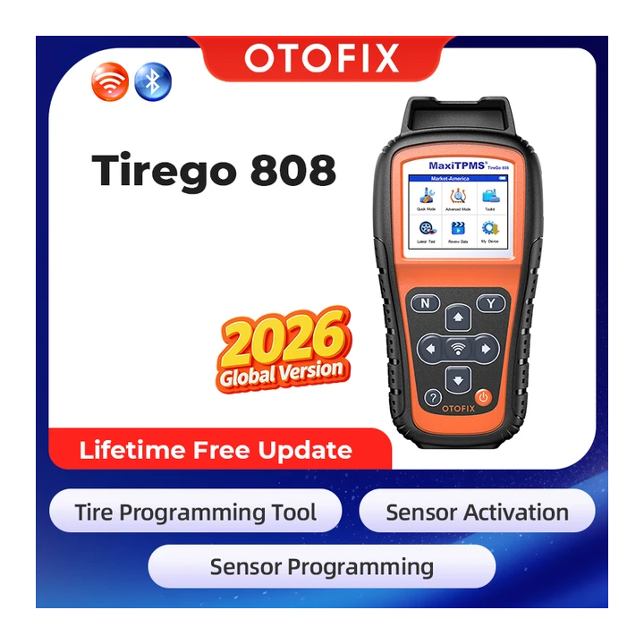 Инструмент для программирования TPMS OTOFIX TireGo 808 Инструмент для выпуска TPMS Активируйте все сенсорные программы MX-Senso