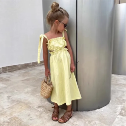 Peachy Beat детское хлопочное платье 4-6 лет