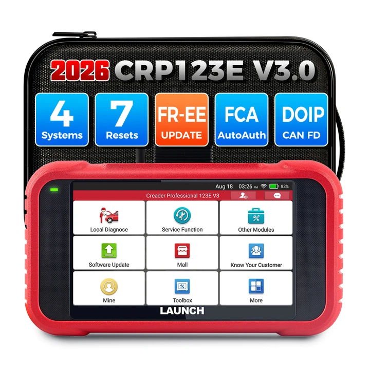 Автосканер LAUNCH CRP123E V3.0, диагностический инструмент для автомобилей, OBD2 сканер, диагностика автомобильных систем, услу