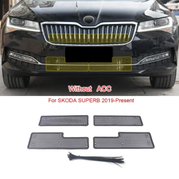 Автомобильная сетка от насекомых для Skoda Superb 2019-2025, крышка резервуара для воды, гоночная сетка, защитная сетка, конден