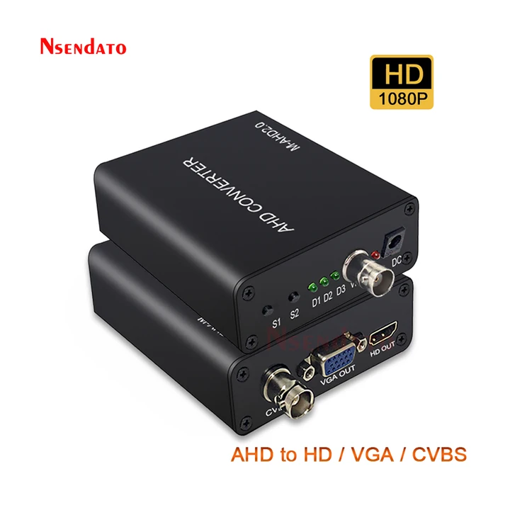 Конвертер сигнала Nsendato  AHD в HD/VGA/CVBS