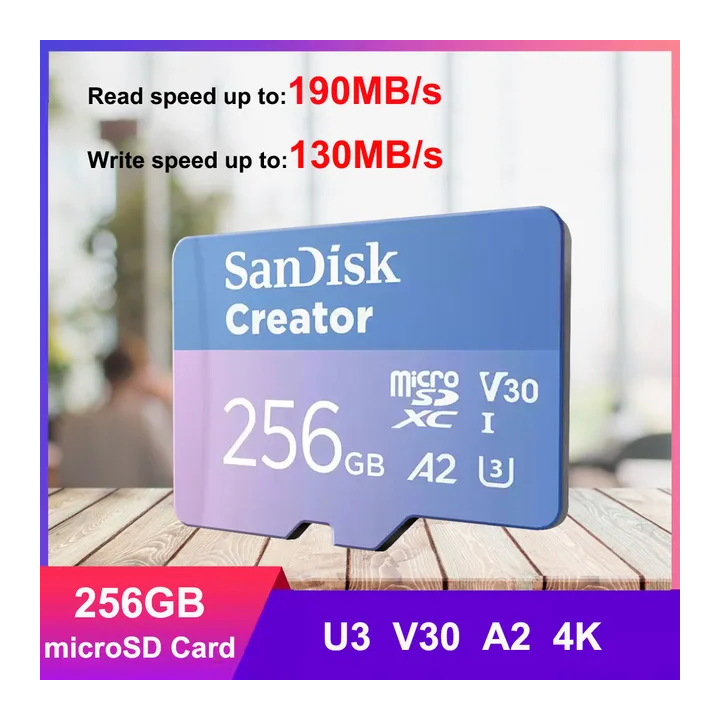 SanDisk Creator Series карта памяти microSD 128ГБ/256ГБ/512ГБ/1ТБ