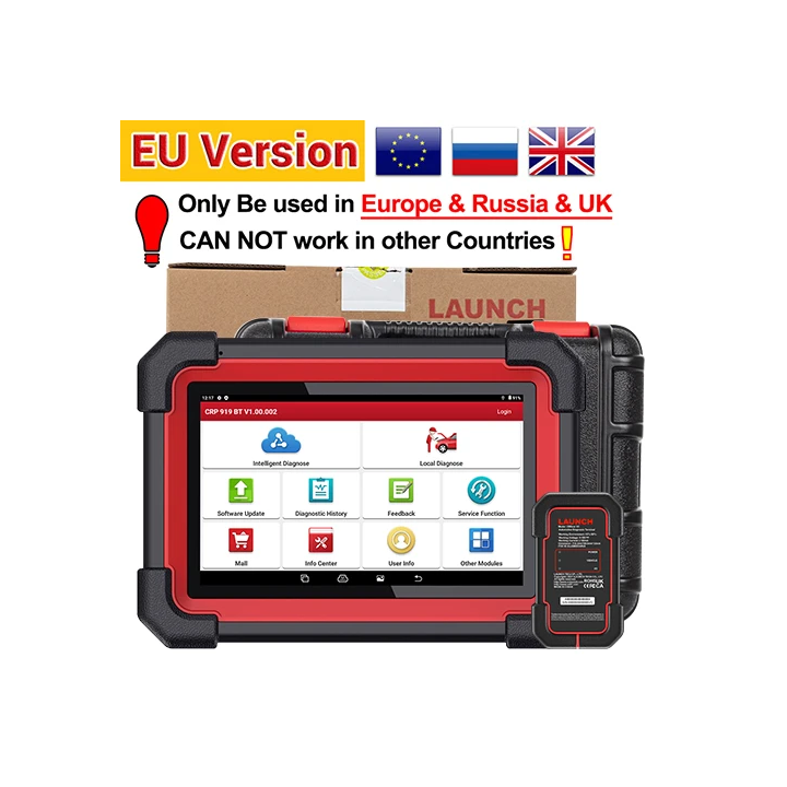 LAUNCH X431 CRP919E BT OBD2 Сканер Полная система Автомобильные диагностические инструменты Кодирование ЭБУ 31+ Служба FCA CANF