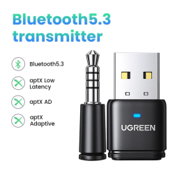 UGREEN USB Bluetooth 5.3 Адаптер для PS5 PS4 Nintendo Switch