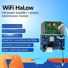 Усилитель Wi-Fi HaLow 2 Вт + модуль передачи изображения, модуль для дальней связи по сети Star, низкочастотный модуль 802.11AH