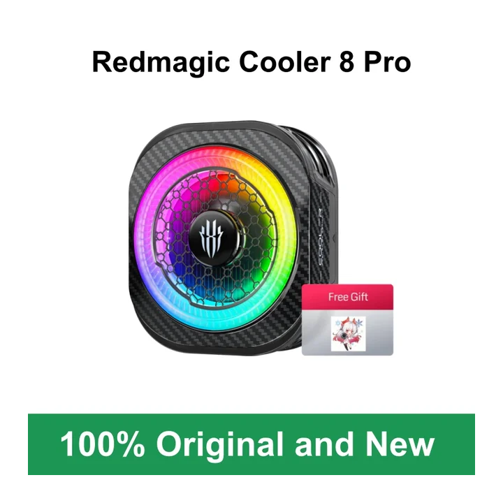 Новый магнитный кулер RedMagic Cryo Cooler 8 Pro для игровых телефонов, мощное рассеивание тепла 36 Вт, низкий уровень шума 36 