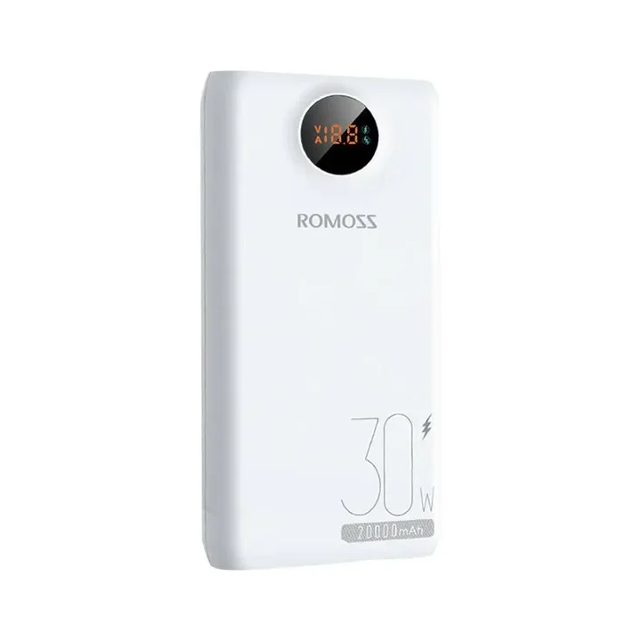 Внешний аккумулятор ROMOSS 20000 мАч, 22.5 Вт/30 Вт, быстрая зарядка USB-C, мощный портативный повербанк для ноутбуков и Xiaomi