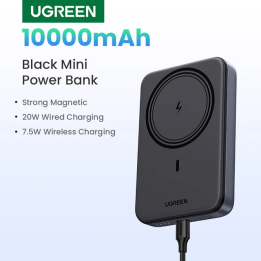 UGREEN PD20W Power Bank Магнитный 10000 мАч Портативный беспроводной быстрая зарядка PowerBank для Magsafe для iPhone 17 15 Pro