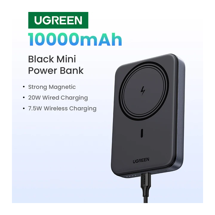 UGREEN PD20W Power Bank Магнитный 10000 мАч Портативный беспроводной быстрая зарядка PowerBank для Magsafe для iPhone 17 15 Pro