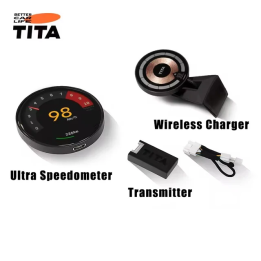 TITA Ultra OLED-экран, спидометр с беспроводным зарядным устройством, приборная панель, модель HUD Y 2021-2025, модель 3, 2021-