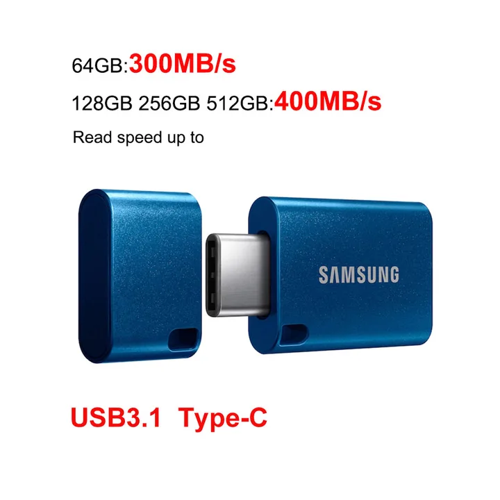Samsung Type-C USB3.1 флешка 64/128/256 ГБ