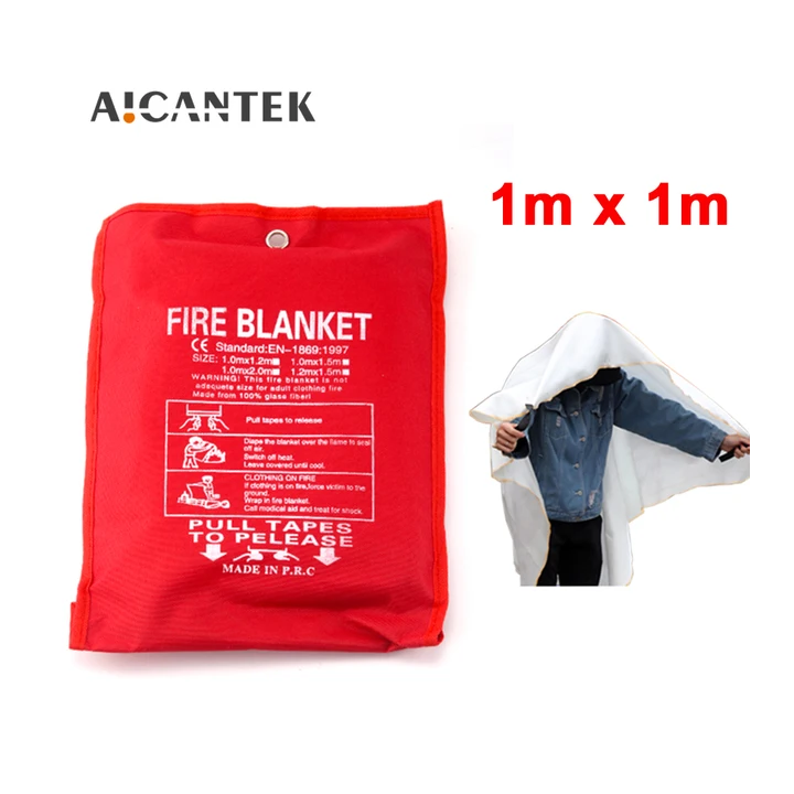 AICANTEK Пожарное одеяло из стекловолокна 1x1 м