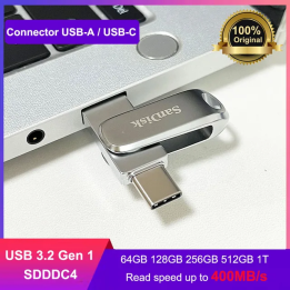 SanDisk Ultra Dual Drive Luxe USB Type-C флешка
