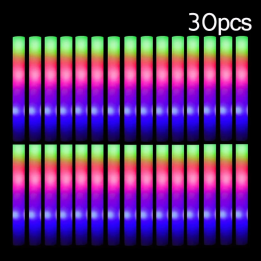 Светодиодные светящиеся палочки RGB, 15/30 шт.